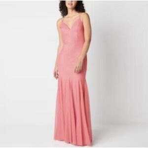 Emerald Sundae Juniors XXL Juniors Sleeveless Glitter Bodycon Dress Prom Formal